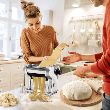 ماكينة معكرونة كهربائية من DENX موديل DX3220 بقوة 130 واط وقاعدة ثابتة