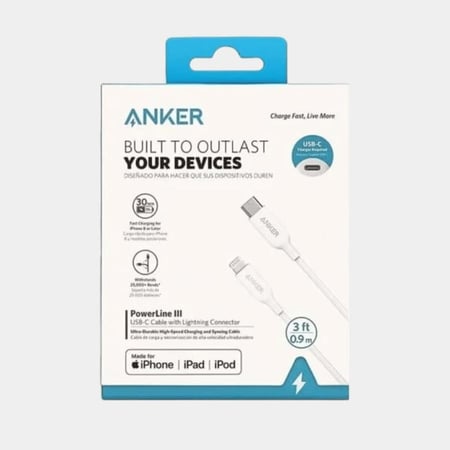 كيبل لايتنينج انكر PowerLine III بطول 1.8 متر