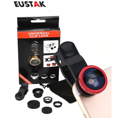 عدسة عين السمكة بدون اضائة