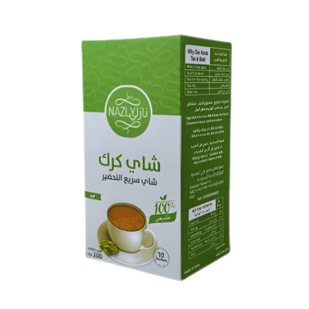 شاي كرك بالهيل 10 أظرف من نازلي