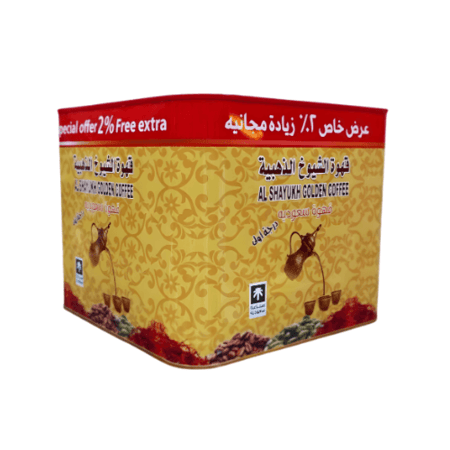 قهوة الشيوخ الذهبية 2 كيلو افضل قهوة عربية فاخرة قهوه سعودية متجر كاري