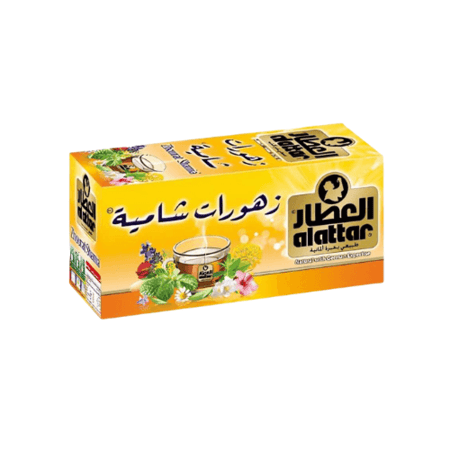 مشروب زهورات شامية شاي زهورات شامية العطار