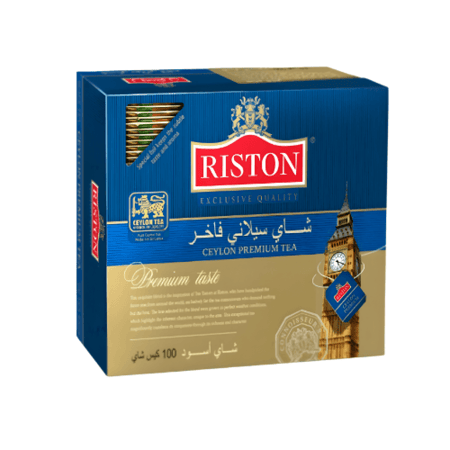 شاي ريستون 100 كيس شاي ريستون علاق متجر كاري افضل شاي سيلاني فاخر علاق