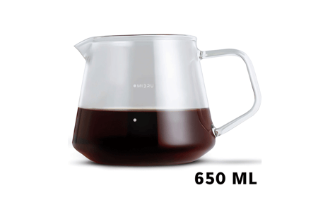 سيرفر ابريق تقديم زجاجي سعة 650 مل