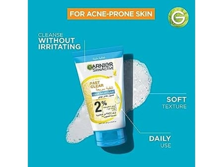 غارنية غسول مقشر يومي للبشرة المعرضة للحبوب بفيتامين سي - 150مل