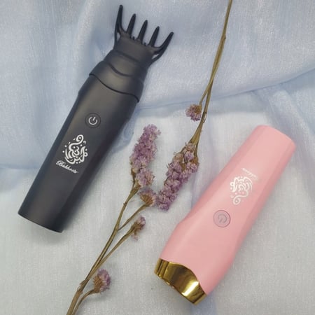 Hair Incense (bakhoor) Burner USB Metal electric Hair (Black)