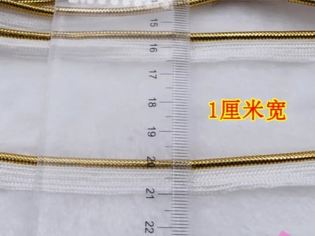 قيطان طرف ذهبي فضي