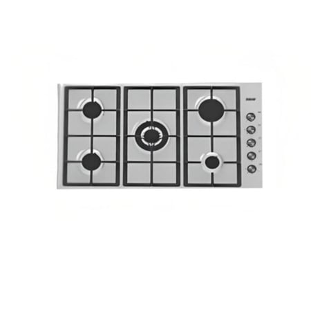 سطح بلت ان غاز اوسكار 5 عيون 90 سم استيل شبك عريض تركي - H95QGWIM-OSCO