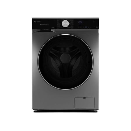 غسالة جنرال سوبريم اتوماتيك امامي 8ك 15 برنامج باللمس فضي غامق - GSFLK80H