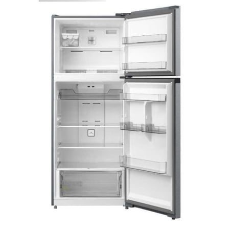 ثلاجة ميديا بابين , 11.9 قدم 338 لتر - فضي كريستال - MDRT489MTU50