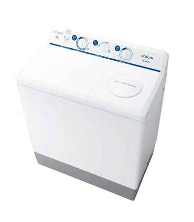 غسالة هيتاشي حوضين , 7 كيلو - ابيض - PS-997-FJ-2256A
