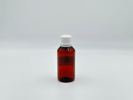 عبوة  100 مل غامق بني 24 حبة#