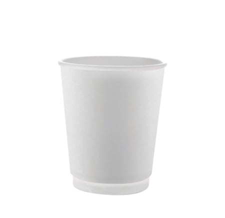 اكواب 7انص ابيض مع الغطاء