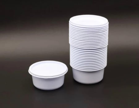 علبة فودي مع الغطاء 350 مل  50حبه