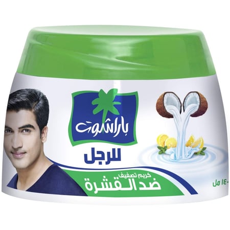 باراشوت كريم تصفيف ضد القشرة الشعر للرجال 140مل