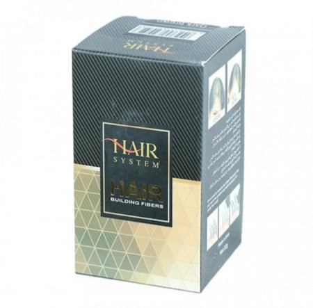 بودره ألياف بناء الشعر من هير سيستم -اسود