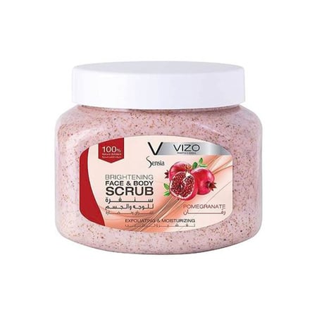 فيزو كريم سنفرة للوجة والجسم بالرمان