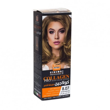 صبغة  نيترو كندا اشقر طبيعي مطفي فاتح - درجة 8.07