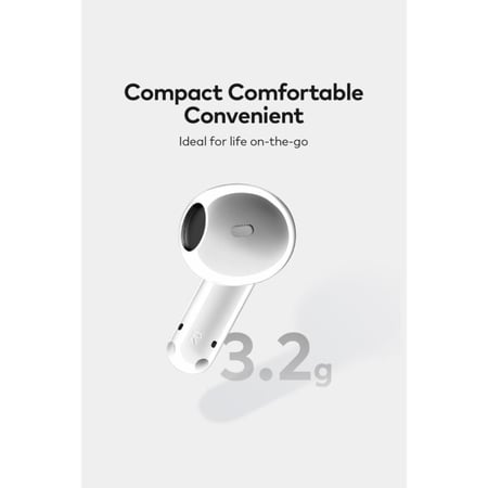 ايتل - سماعات أذن لاسلكية بصوت نقي واتصال سريع Buds Air 5i - أبيض