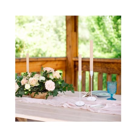 حامل شمعدان - 3 قطع من حاملات الشموع المدببة