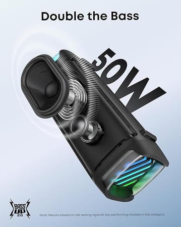 ساوندكور  سبيكر Boom 3i العائم بقوة صوت 50 واط ومقاومة ماء IP68