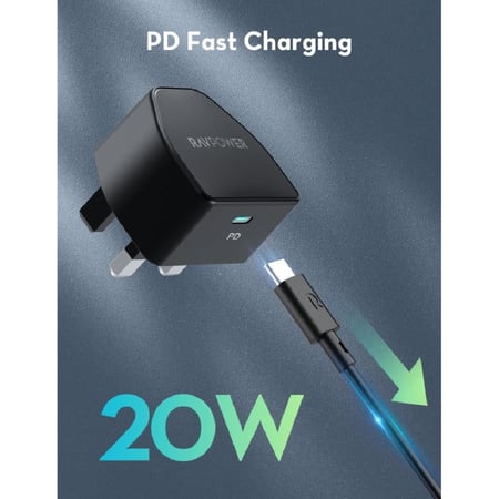 راف باور باندل فيش جداري بقوة 20 واط بمنفذ تايب