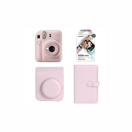 فوجي فيلم -بكج هدايا كاميرا تصوير فوري مع حافظة كاميرا وألبوم صور Ins