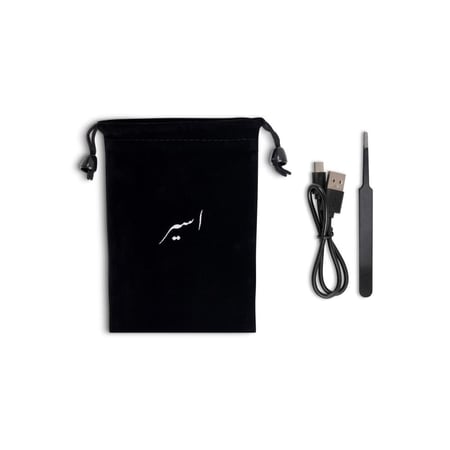 اسير - مبخرة الكترونية متنقلة بتصميم انيق مناسبة لانواع البخور والمعمول - اسود