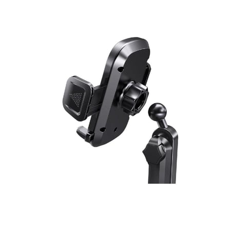 أدموس - حامل جوال للسيارة بقاعدة كوب قابلة للتعديل لأجهزة الجوال - أسود