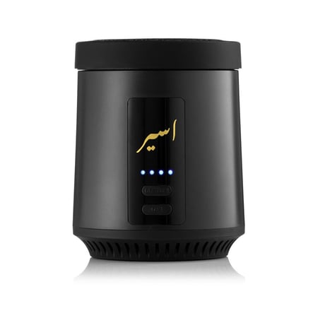 اسير - مبخرة مبتكرة الكترونية لاشعال اقراص الفحم ذاتية الاشتعال - اسود