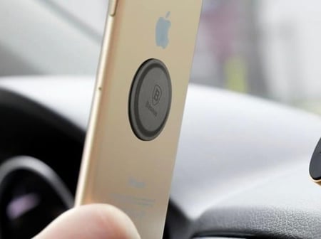 بيسوس -قطعة مغنطيس لاصق للجوال - متعدد الالوان