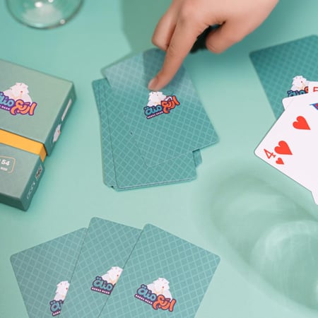 اربع مئة - ورق بلوت 54 ورقة جودة عالية مقاومة للماء