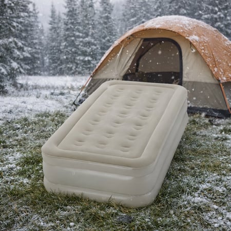 Quees - مرتبة هوائية  للسيارة نفر مقاس 196×95 بموتور هواء مدمج