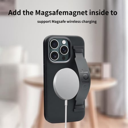 ألوت - كفر حماية Alot نوبل جلد ماج سيف مع اطار معدني للكاميرا للايفون 16 برو / 16 برو ماكس - اسود