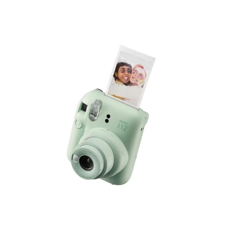 فوجي فيلم - كاميرا تصوير فوري بوضع سيلفي وتعريض تلقائي Instax Mini 12