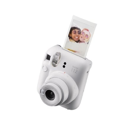 فوجي فيلم - كاميرا تصوير فوري بوضع سيلفي وتعريض تلقائي Instax Mini 12