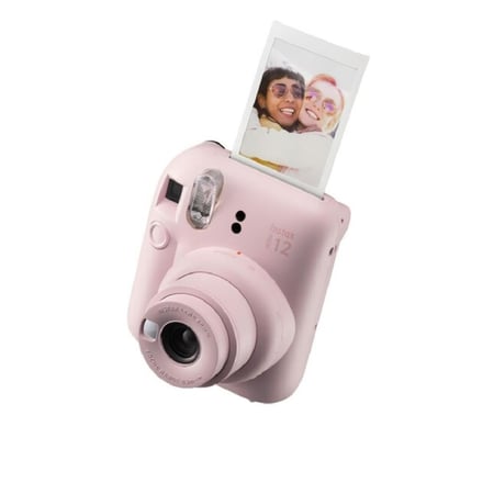 فوجي فيلم - كاميرا تصوير فوري بوضع سيلفي وتعريض تلقائي Instax Mini 12