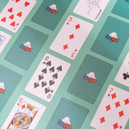 اربع مئة - ورق بلوت 54 ورقة جودة عالية مقاومة للماء