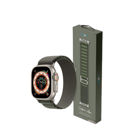 باوا - California Alpine سوار ساعة أبل قماش متوافق مع مقاس 42 / 44 / 45 / 49 ملم