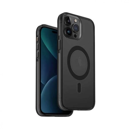 يونيك - Calio جراب حماية يدعم الماج سيف لاجهزة الايفون 15 - اسود