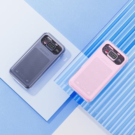 ايس فاست - M1 Sparkling بطارية متنقلة بمنفذ يو اس بي ومنفذ تايب سي بقو