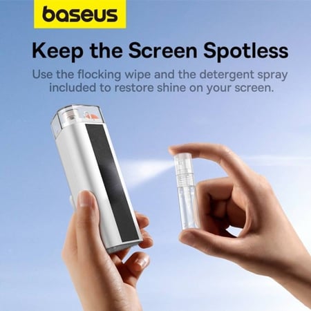 بيسوس - مجموعة تنظيف متعددة الاستخدام - ابيض