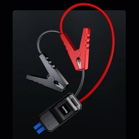 بيسوس - جامب ستارتر باور بانك 10000 مللي أمبير 12 فولت - اسود