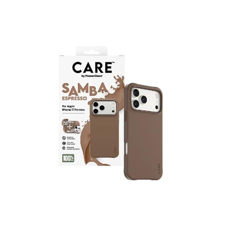 بانزر جلاس – جراب حماية متين بملمس ناعم وتجربة استخدام مريحة - بني