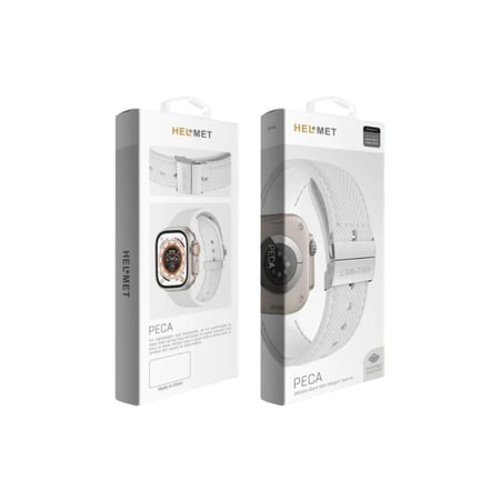 هيلمت - سوار ساعة ابل متناسب مع عدة مقاسات - لون ابيض