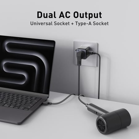 جودا - فيش سفر TOUR X متعدد المداخل بتقنية الجيل الجديدة من Gan  - اسود