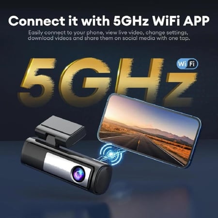 LINGDU - داش كام LD06 4K كاميرا امامية وخلفية