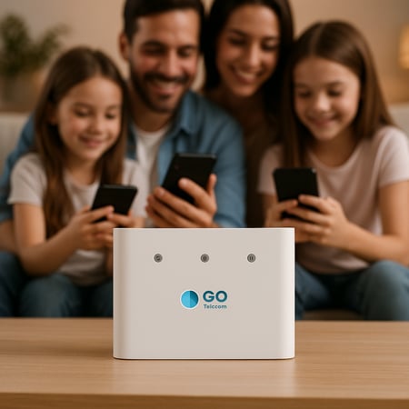 انترنت جو GO منزلي لا محدود باشتراك 12شهر بدون استخدام عادل | مسبق الدفع