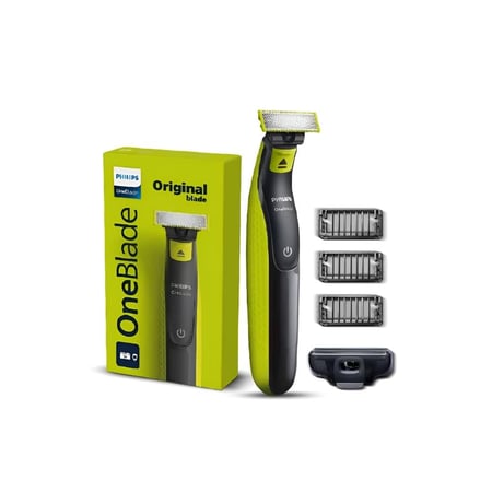 فيليبس - ماكينة تشذيب وحلاقة ون بليد متعددة الاستخدام - أخضر وأسود