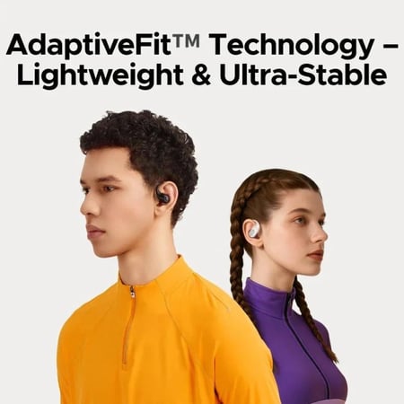 يوجرين - سماعه بلوتوث مفتوحة للاذن FITBUDS - اسود